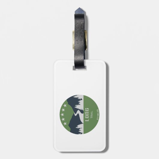 Long Trail Vermont Bagagelabel (Achterkant verticaal)
