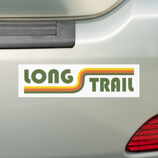 Long Trail Vermont Bumpersticker (Op auto)