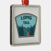 Long Trail Vermont Metalen Ornament (Rechts)