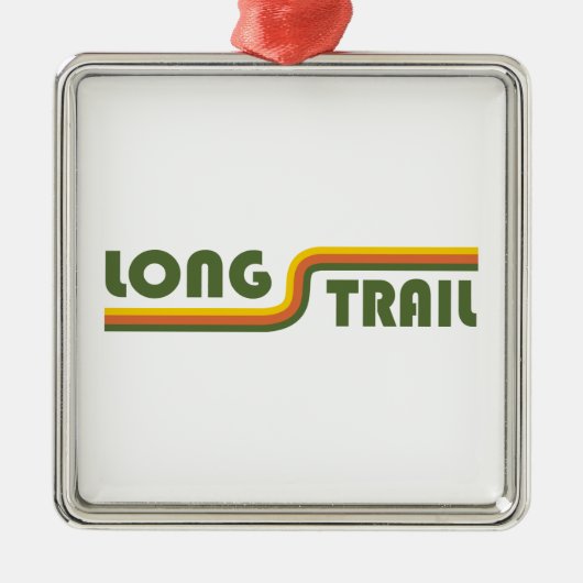Long Trail Vermont Metalen Ornament (Voorkant)
