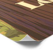 Long Trail Vermont Reisposter Poster (Hoek)