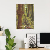 Long Trail Vermont Reisposter Poster (Thuiskantoor)