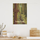 Long Trail Vermont Reisposter Poster (Keuken)