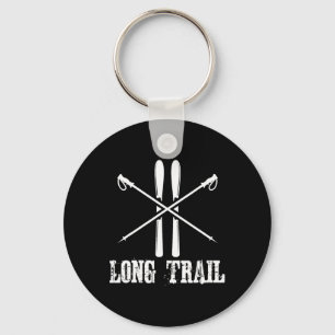 Long Trail Vermont Ski Skier Nordic Alpine Sleutelhanger