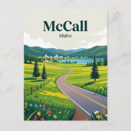 Long Valley Idaho Briefkaart