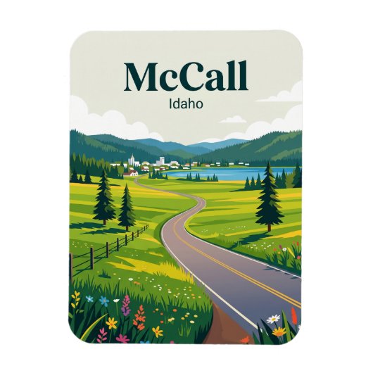 Long Valley Idaho Magneet (Verticaal)
