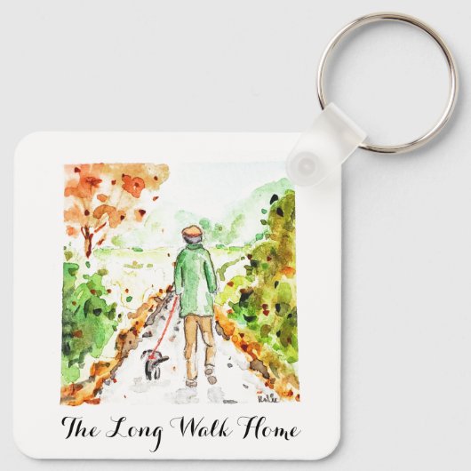 Long Walk Home Sleutelhanger (Achterkant)