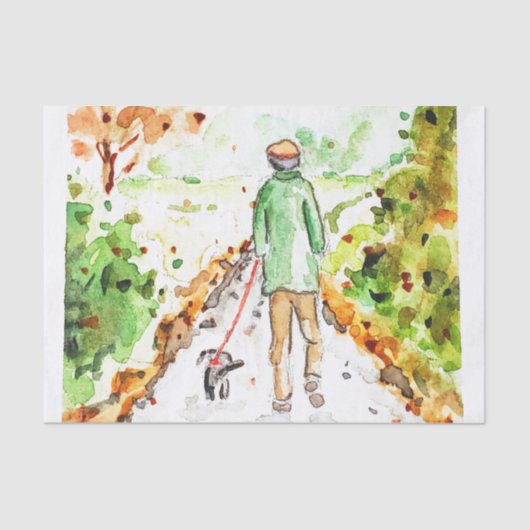 Long Walk Home Tissuepapier (Voorkant)