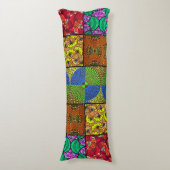 Long Wax Africain Lichaamskussen (Voorkant Verticaal)