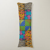 Long Wax Africain Lichaamskussen (Voorkant Verticaal)