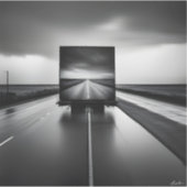 Long Way Home Verwijderbaar Vinyl Sticker (Voorkant)