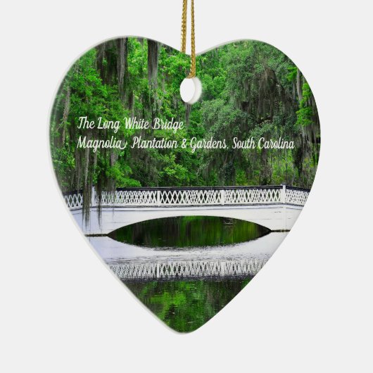 Long White Bridge Ornament (Rechts)