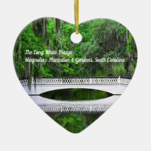 Long White Bridge Ornament