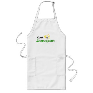 Long White Cotton Apron Lang Schort