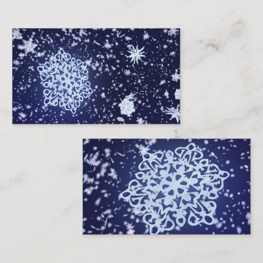 Long Winter's Night Bladwijzer Visitekaartje (Voorkant / Achterkant)