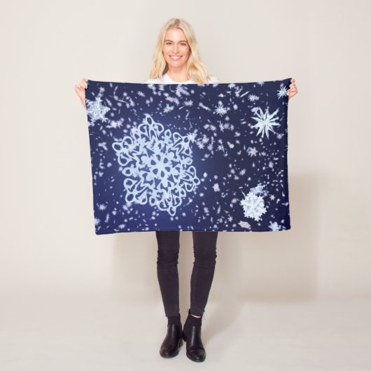 Long Winter's Night Fleece Blanket Deken (In situ)