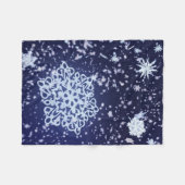 Long Winter's Night Fleece Blanket Deken (Voorkant (Horizontaal))