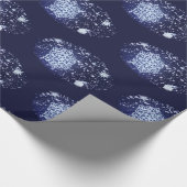 Long Winter's Night kerstwrapping Paper Cadeaupapier (Hoek)
