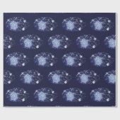 Long Winter's Night kerstwrapping Paper Cadeaupapier (Vlak)