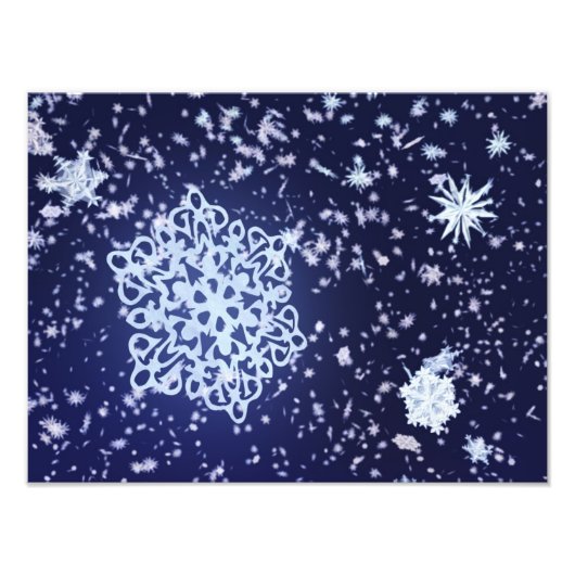 Long Winter's Night Photo Print Foto Afdruk (Voorkant)