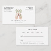 Longarts Ademhalingstherapeut Visitekaartje (Voorkant / Achterkant)