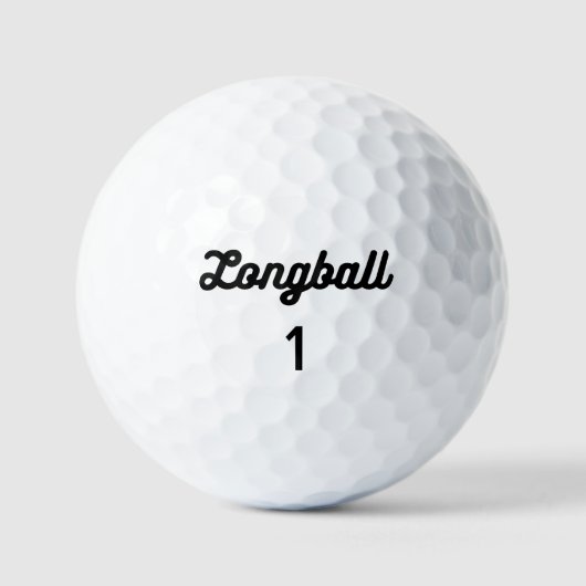 Longball Golf Ball Golfballen (Voorkant)