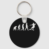 Longboard dalende evolutie sleutelhanger (Voorkant)