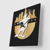 Longboard Downhill, Urban & Lifestyle Vierkante Klok (Hoek)