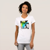 Longboard for girl t-shirt (Voorkant volledig)