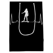Longboard girl Heartbeat Medium Cadeauzakje (Achterkant)