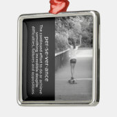 Longboard Girl Perseverance Metalen Ornament (Links)