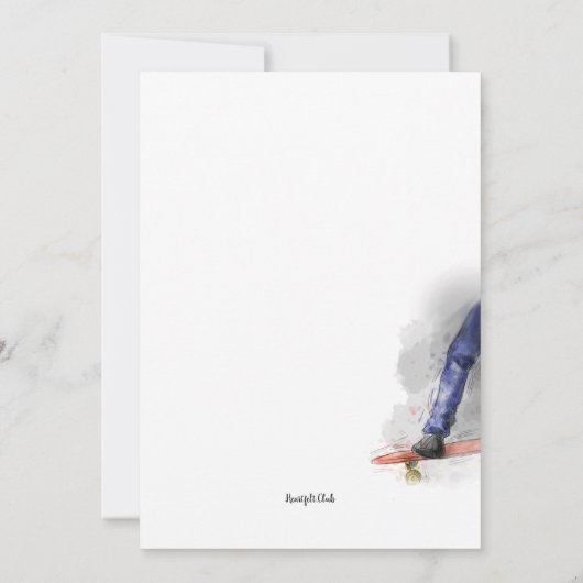 Longboard Kaart (Achterkant)