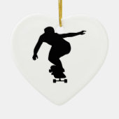 Longboard Keramisch Ornament (Voorkant)