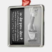 longboard-onafhankelijkheid metalen ornament (Links)