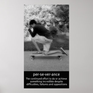 Longboard Prayer Pose Poster