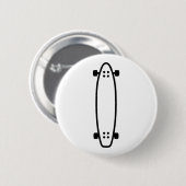 Longboard Ronde Button 5,7 Cm (Voorkant /achterkant)