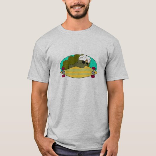 Longboard Squirreldini T-shirt (Voorkant)