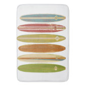 Longboard surfplanken  Retro Style Surfing Badmat (Voorkant Verticaal)