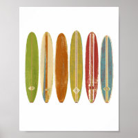 Longboard surfplanken Retro Style Surfing