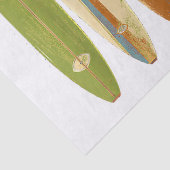 Longboard surfplanken Retro Style Surfing Tissuepapier (Detail)
