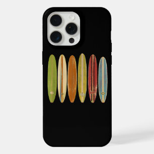 Longboard Surfplanken Vintage Retro Stijl Surfen iPhone 15 Pro Max Case