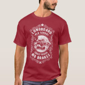 Longboard t-shirt (Voorkant)