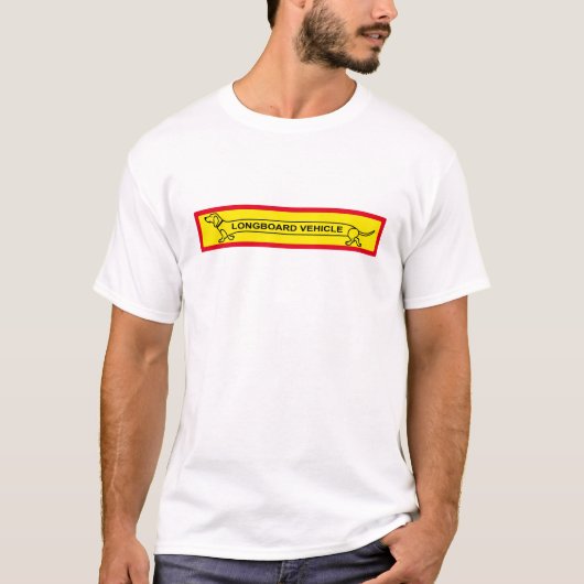 LONGBOARD VOERTUIG T-SHIRT (Voorkant)
