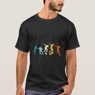 Longboard-vrije bord-skateboarden-schaatser t-shirt
