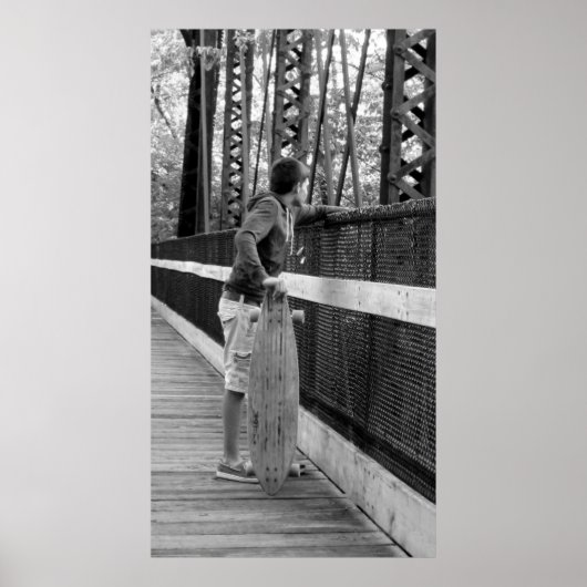 Longboarder Poster (Voorkant)