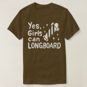 Longboarding Longboarder Longboard 1 T-shirt (Design voorkant)