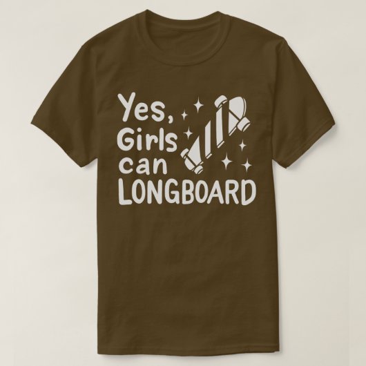 Longboarding Longboarder Longboard 1 T-shirt (Design voorkant)