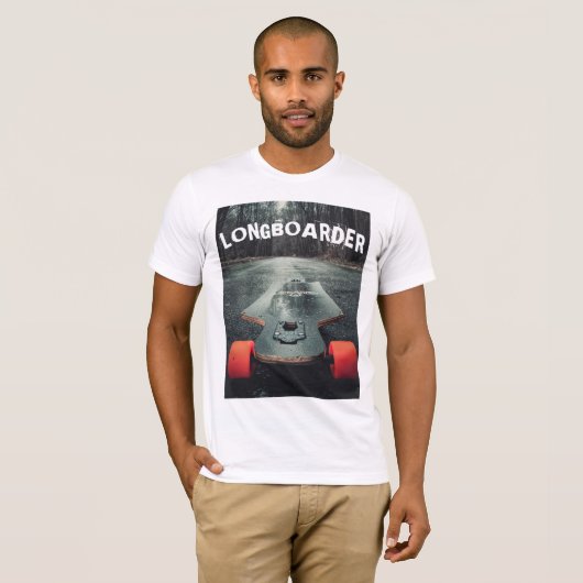 LONGBOARDING LONGBOARDER T-SHIRTS (Voorkant volledig)
