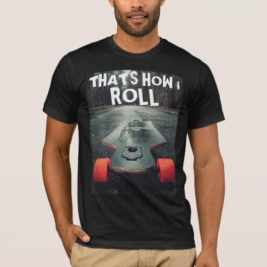 LONGBOARDING SKATEBOARDER LONGBOARD T-SHIRTS (Voorkant)