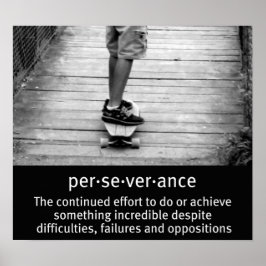 Longboarding Teen Poster